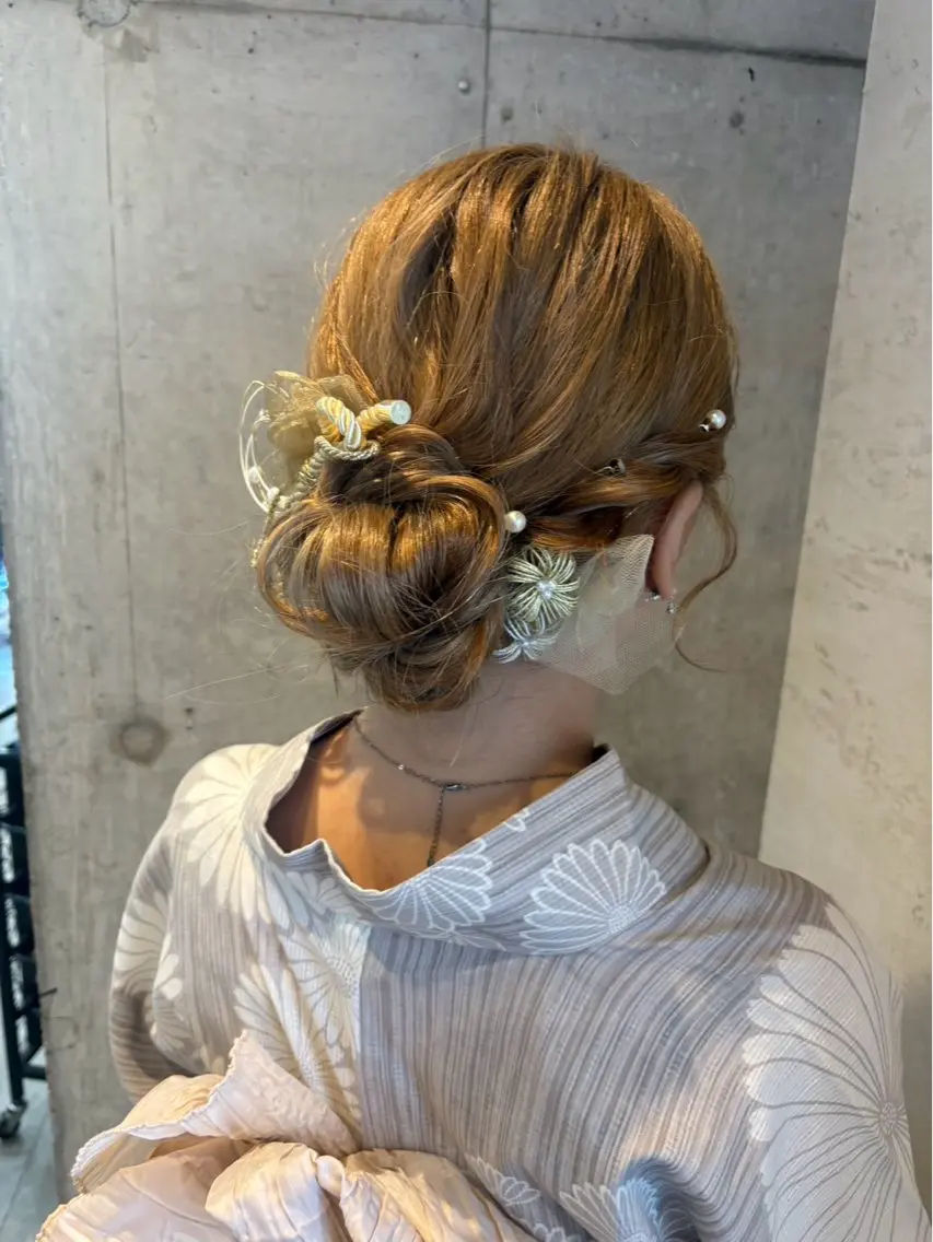 ヘアアレンジ 着付け 美髪× ヘアセット✨Araiのヘアスタイル