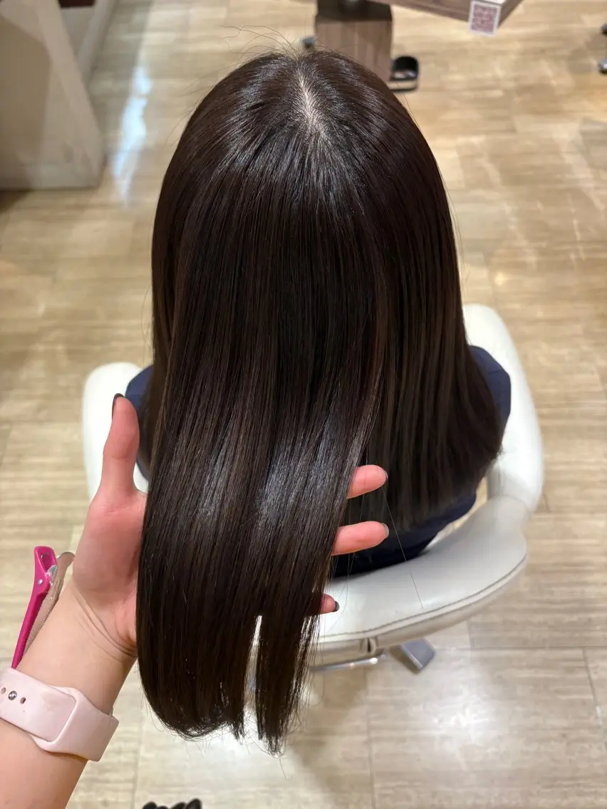 【 カラーモデル価格‼️】ツヤブラウンカラー🤎✨️の写真