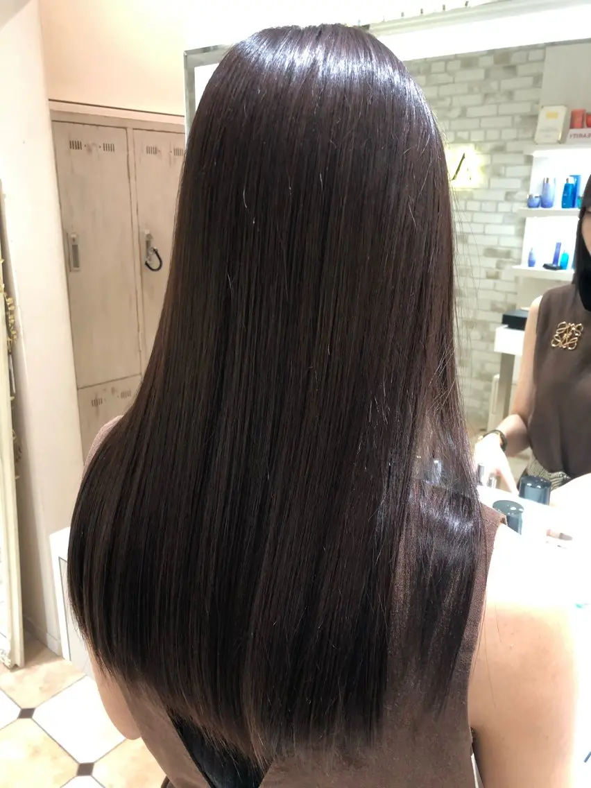 ロング カラー 透明感カラー トリートメント 新宿/カラー/ 坂本茉奈のヘアスタイル