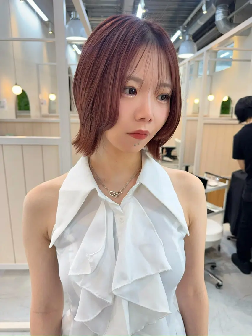 ショート カラー ヘアカラー トリートメント カラー特化型美容師 保住のヘアスタイル