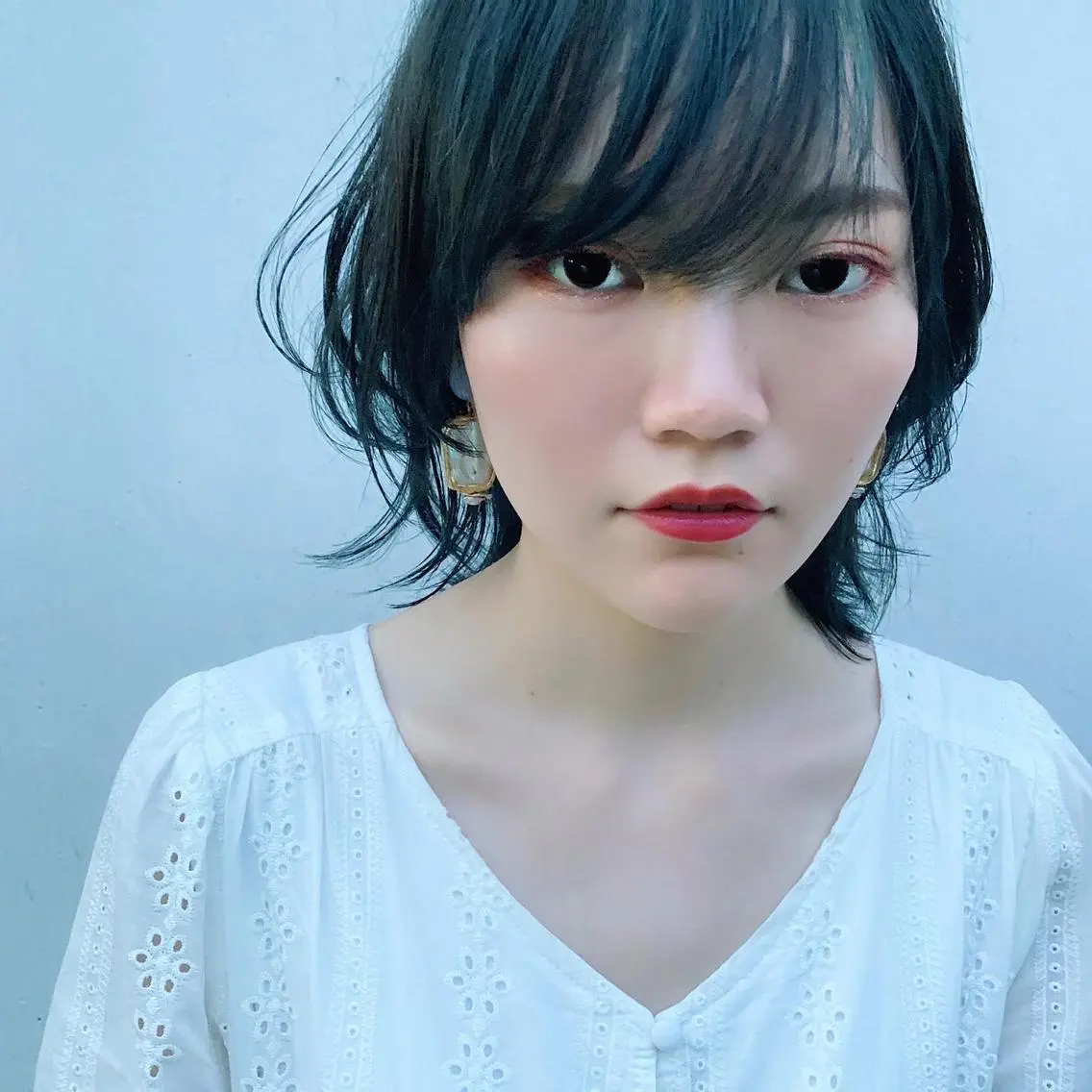 ミディアム カラー 中川 竜誠のヘアスタイル