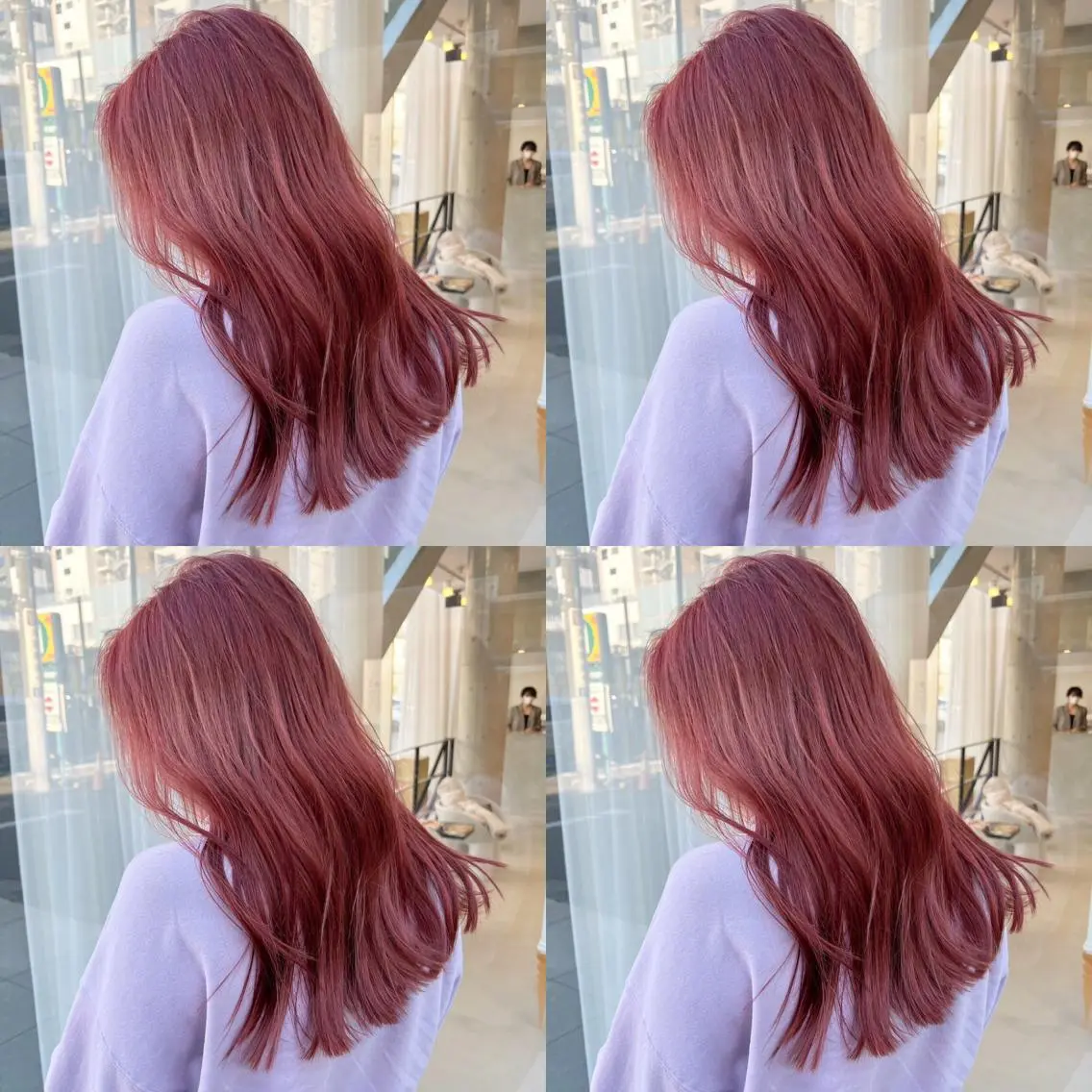 ロング 🤍🤍韓国ヘア おたけ🤍🤍のヘアスタイル