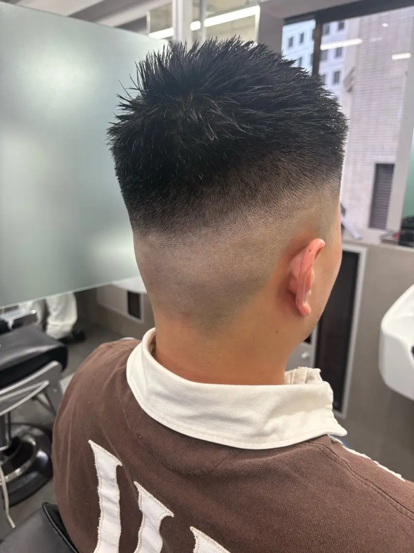 ショート メンズ カット パーマ 本間 颯太のヘアスタイル