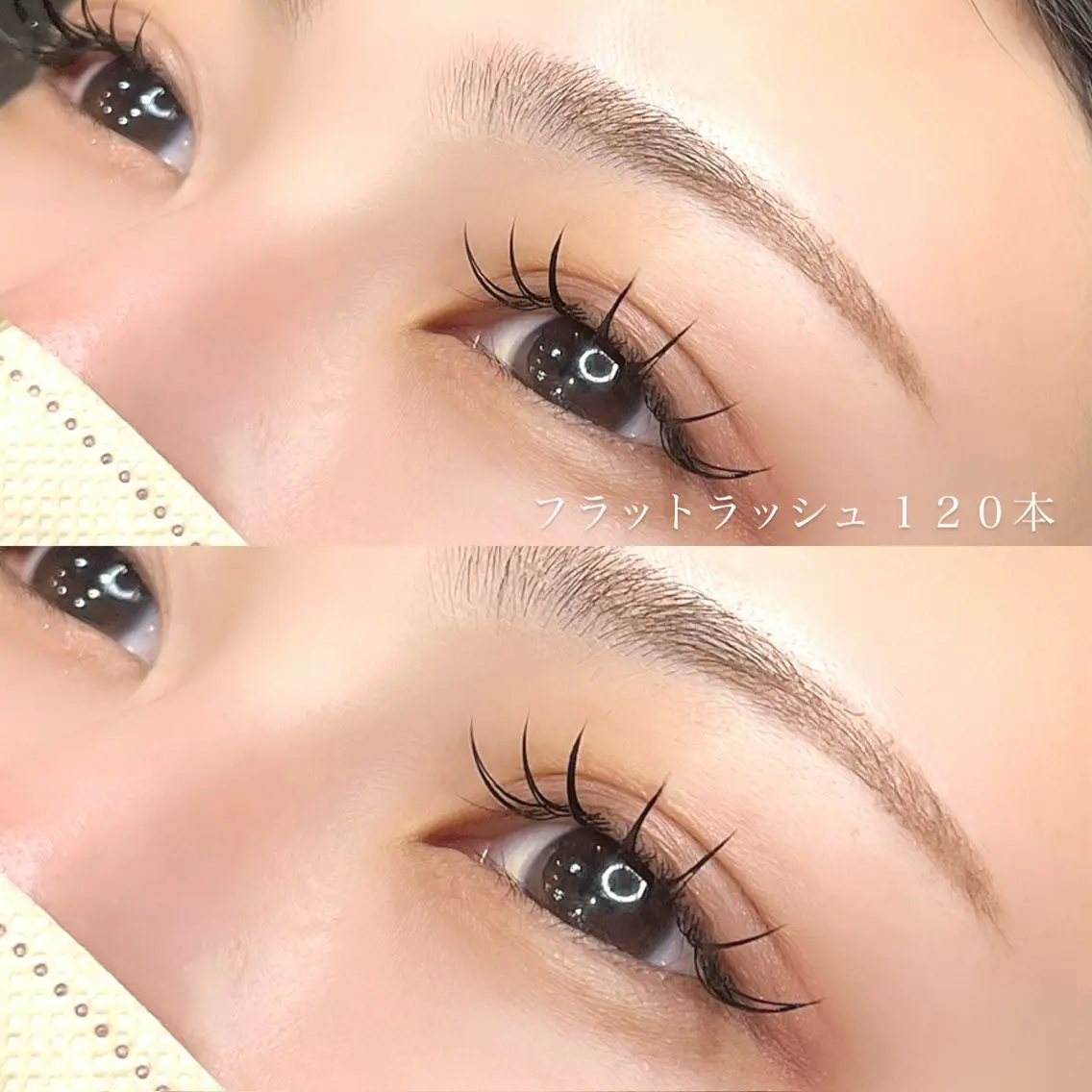 マツエク・マツパ フラットラッシュ EYE&NAIL M / EBINA🌛のマツエク・マツパデザイン