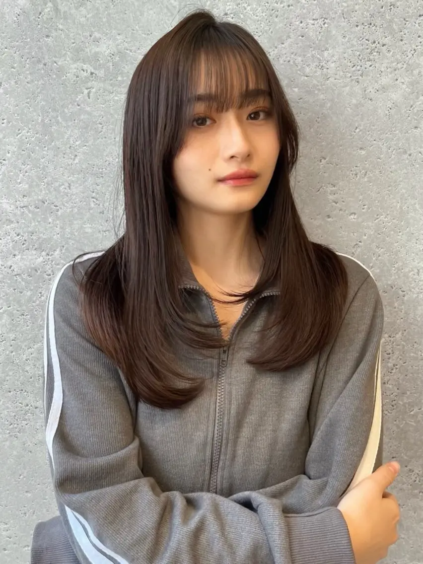 セミロング カラー 透明感カラー🫧✨ mayuのヘアスタイル