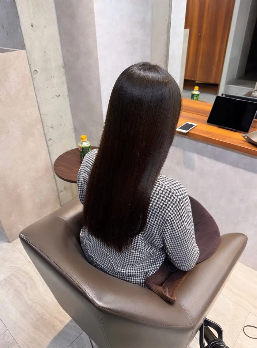 ロング カラー スガハラ アンナのヘアスタイル
