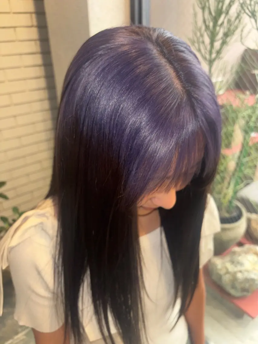ロング カラー ヘアカラー HIBIKI / 透明感カラーのヘアスタイル