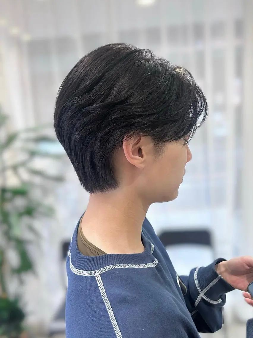 パーマ メンズ フェザーパーマ メンズパーマ 🤎オリーブカラー× パーマ特化💫森口のヘアスタイル