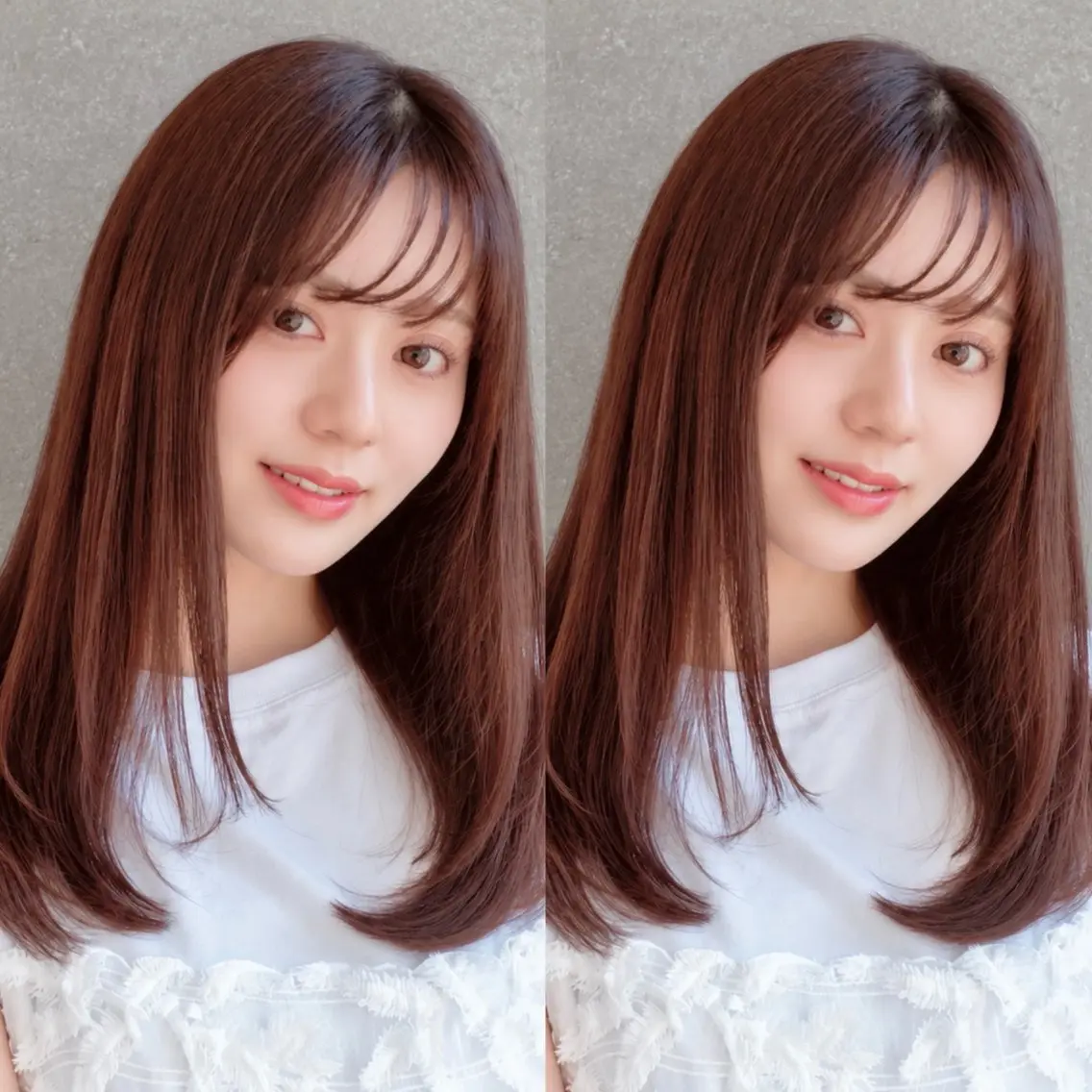 セミロング カット ヘアカラー トリートメント kouta/レイヤー /巻ける縮毛矯正🪽のヘアスタイル