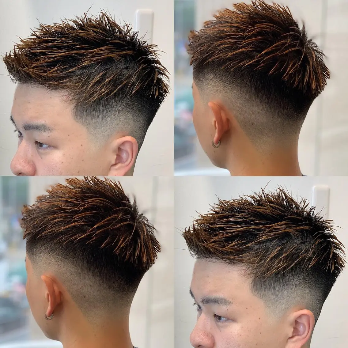 ショート メンズ トリートメント 及川シゲル 髪質改善講師のヘアスタイル
