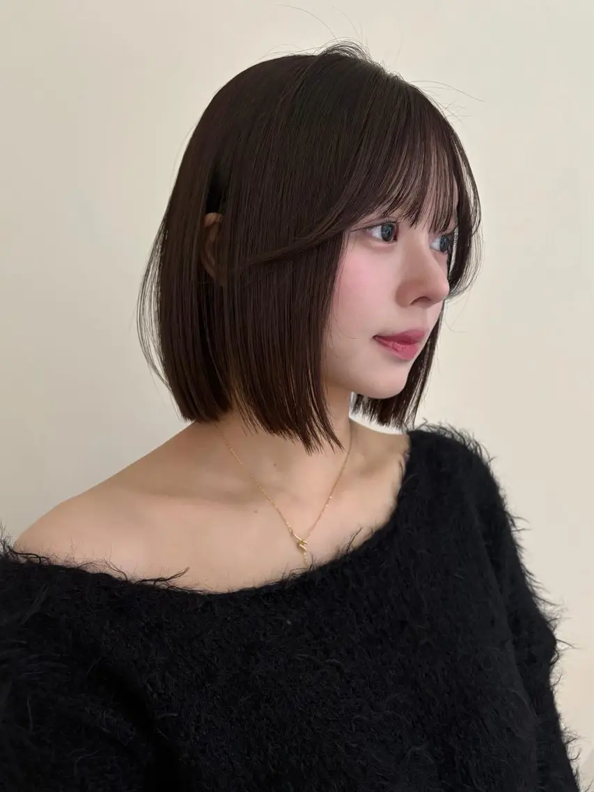 カラー 透明感カラー アオイのヘアスタイル