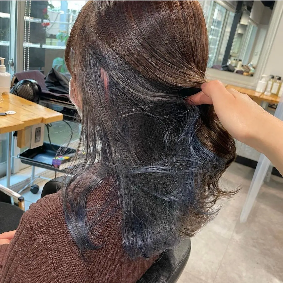ロング ヘアカラー ヘッドスパ レイヤーStyle 🪽菜々実のヘアスタイル