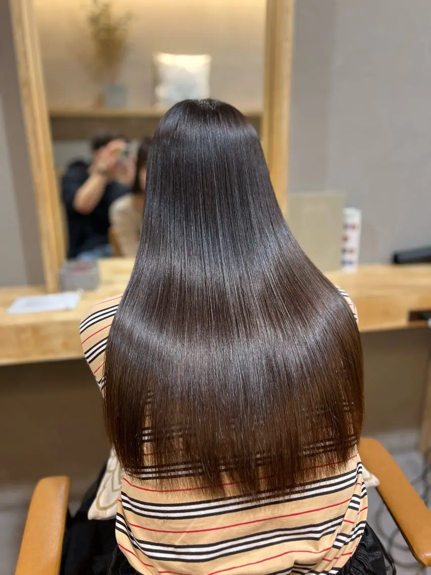 ロング カラー 髪質改善 神戸ボブ✂️ ioe三宮/田 伸佳のヘアスタイル