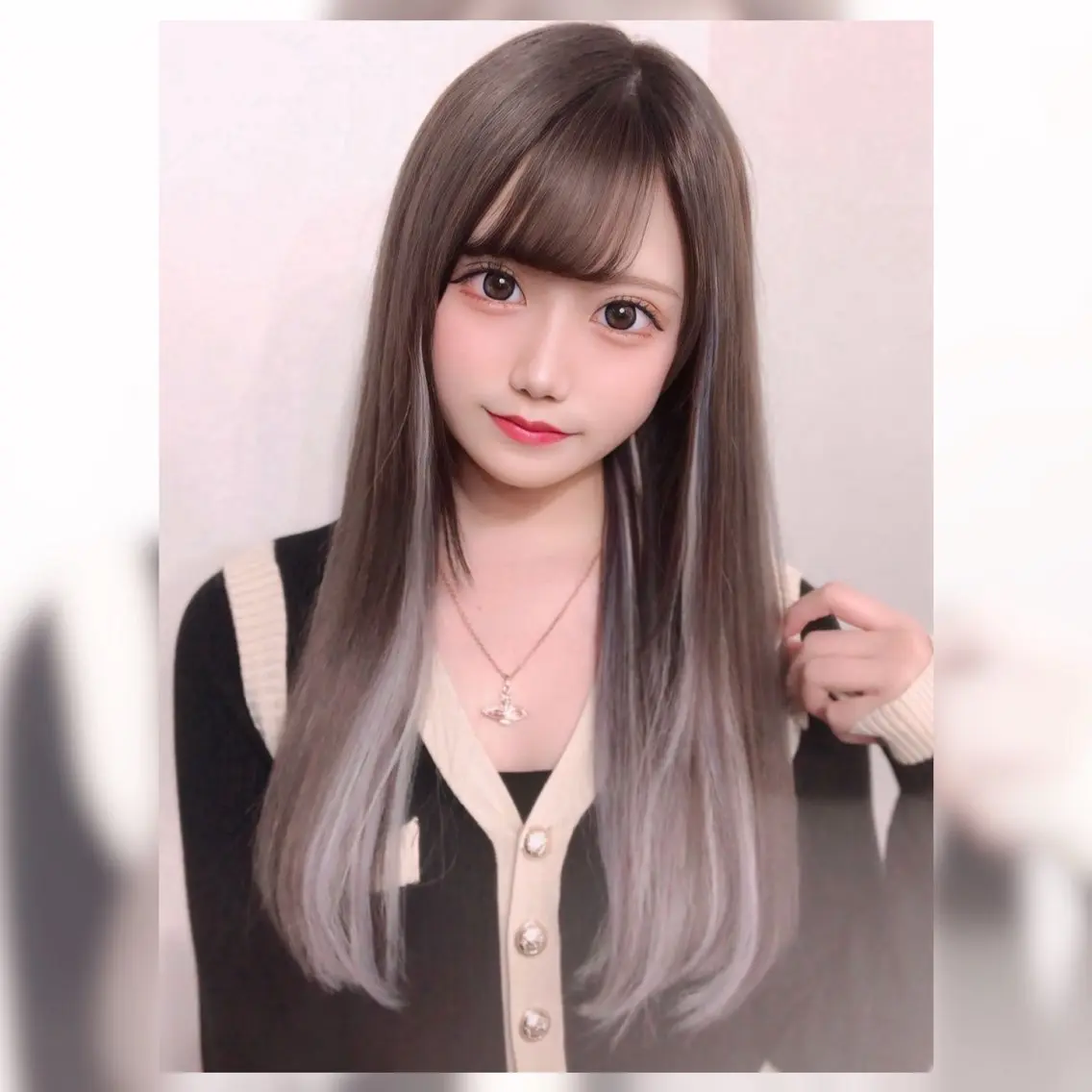 ロング カラー シールエクステ グレージュ エクステ 髪質改善 トリートメント ヘアカラー エクステ ✨髪質改善×透明感 カラー✨岩下哲也のヘアスタイル