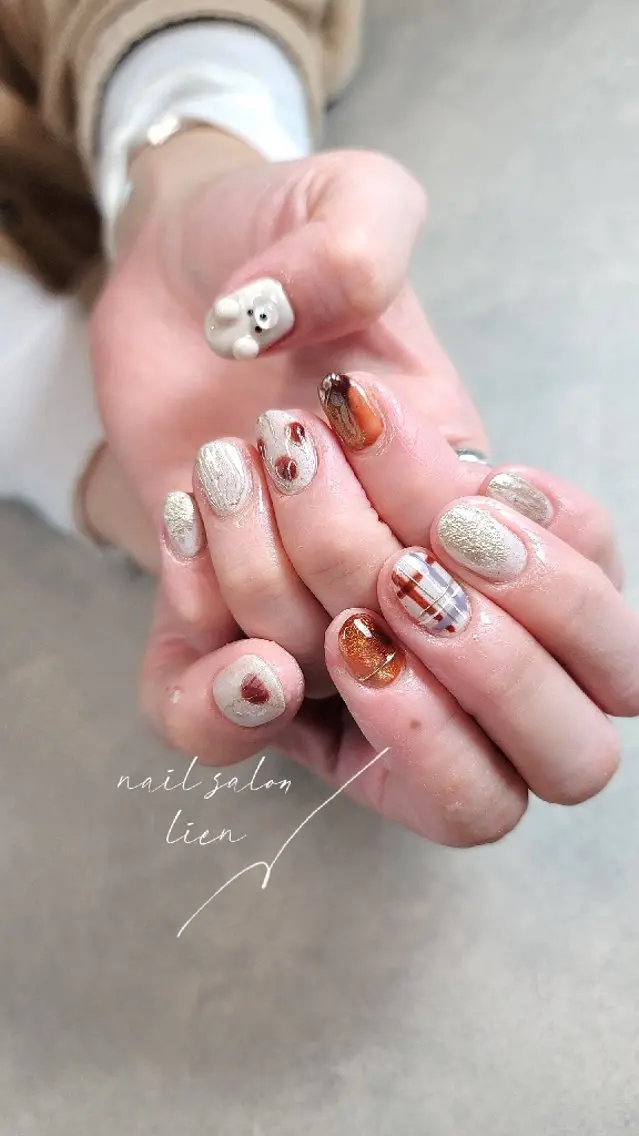 ネイル ハンドネイル プライベートサロン lienのネイルデザイン