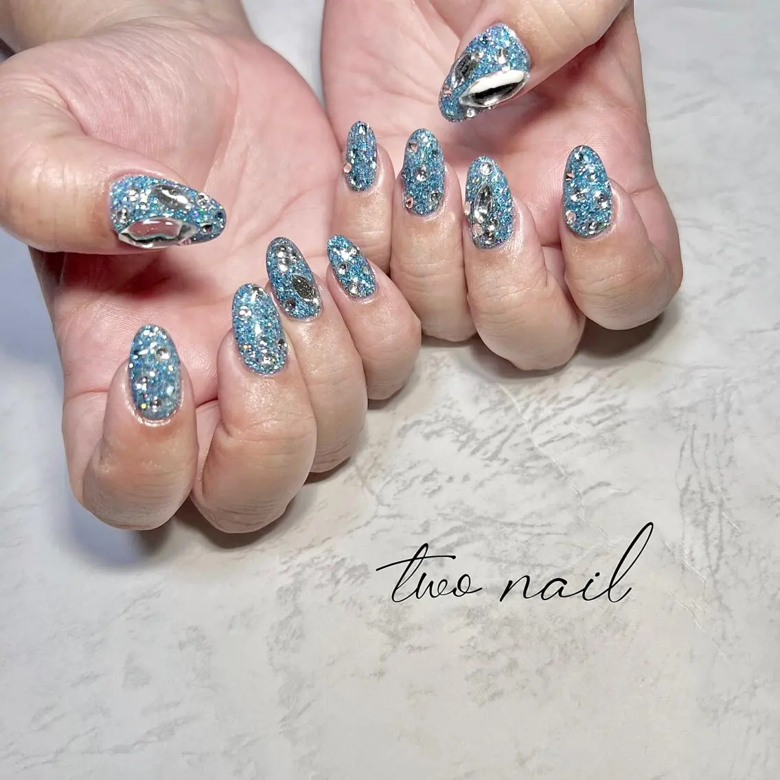 ネイル アートネイル フットネイル ハート ニュアンスネイル ホワイト ハンドネイル two nailのネイルデザイン