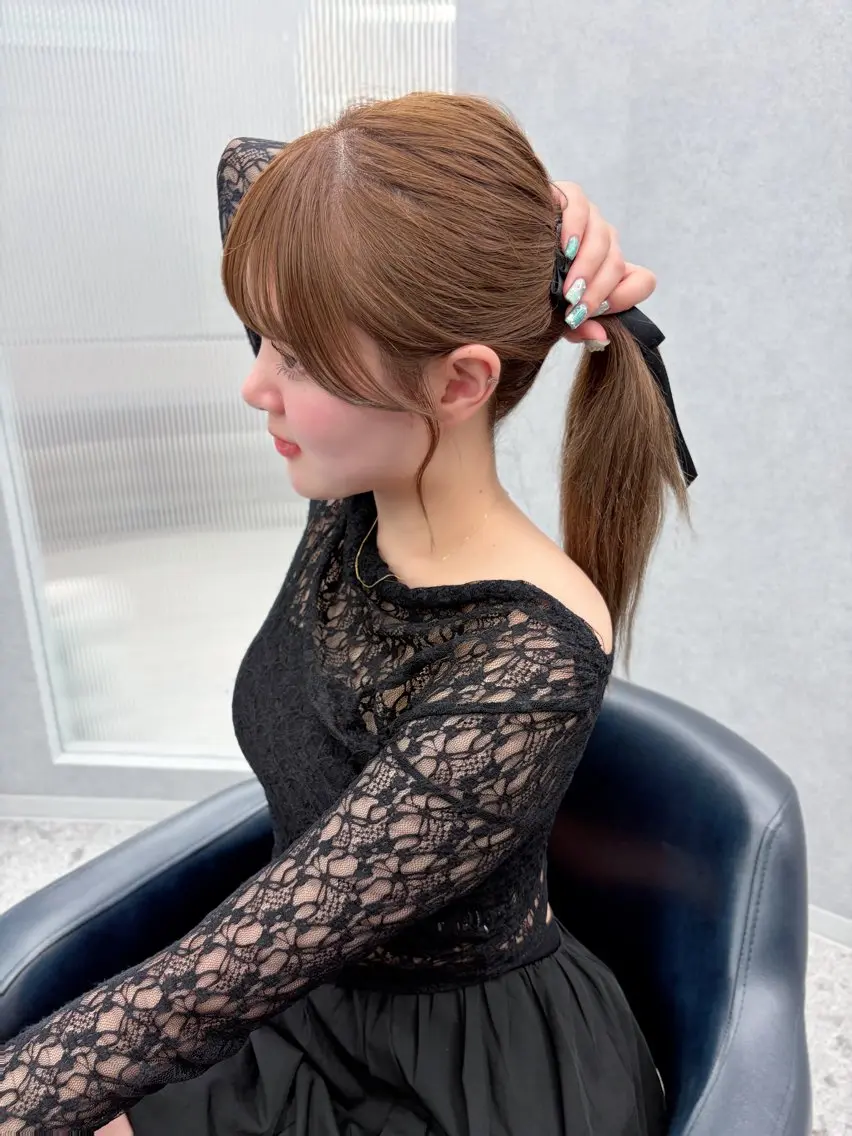 ミディアム 似合わせカット 小顔カット カット saya🍀/透明感 カラー/ヘアセットのヘアスタイル
