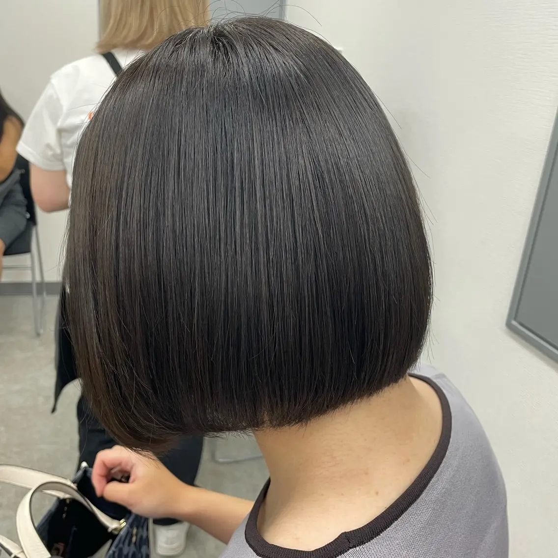 ショート カラー ヘアアレンジ カット ヘアカラー トリートメント ヘッドスパ ヘアセット 縮毛矯正🤍 ボブ/ HIKARIのヘアスタイル