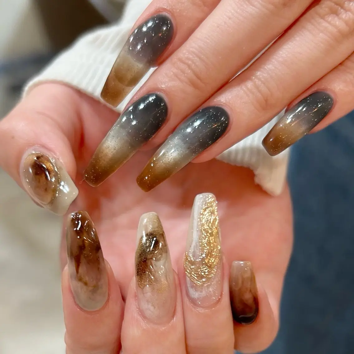 ネイル ミラーネイル ハンドネイル shio ♡ 26日空きありのネイルデザイン