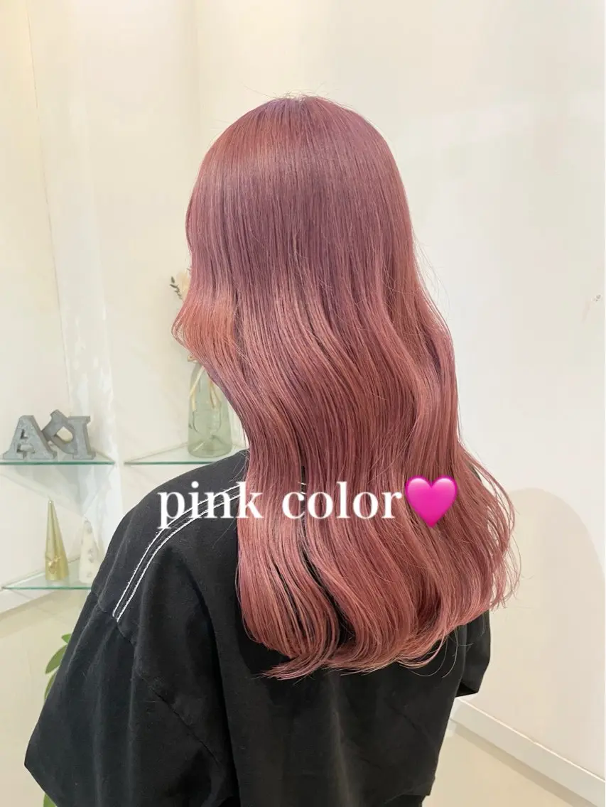 ロング カラー ヘアカラー トリートメント 髪質改善カラー🤍 エクステ✨君島由実子のヘアスタイル
