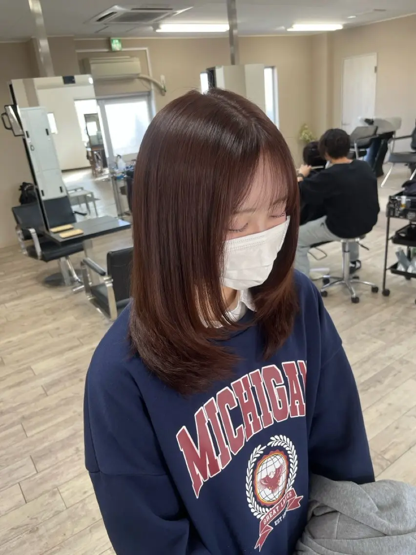 ミディアム TIDE HAIR NICOのヘアスタイル