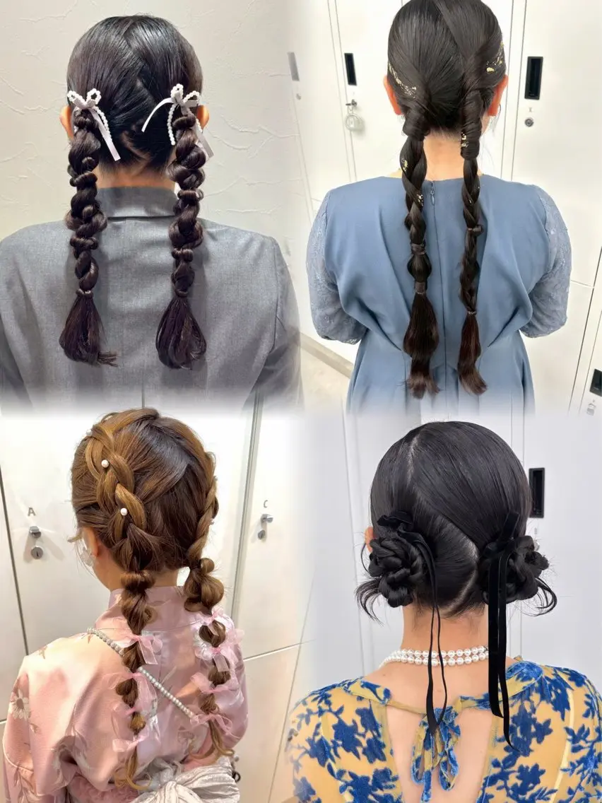 ロング ヘアアレンジ エクステ💖艶カラー ✨┆横浜🤍みいなのヘアスタイル