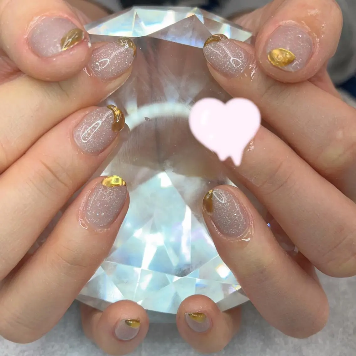 ネイル アートネイル ミラーネイル ぷっくりネイル BlueDaisy 栄本店のネイルデザイン