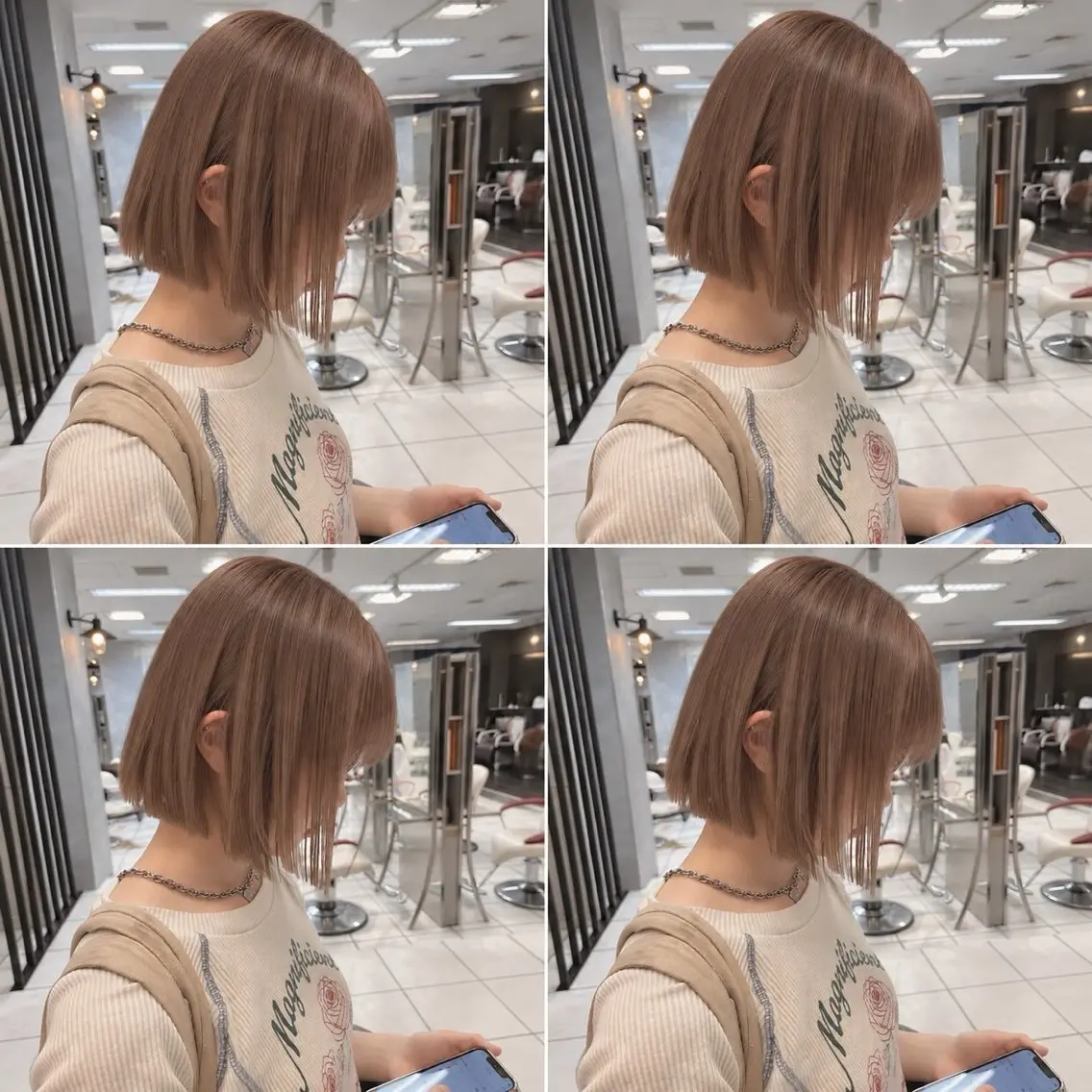 ミディアム カット 🎀盛れる顔周り×透 明感🫧manakaのヘアスタイル