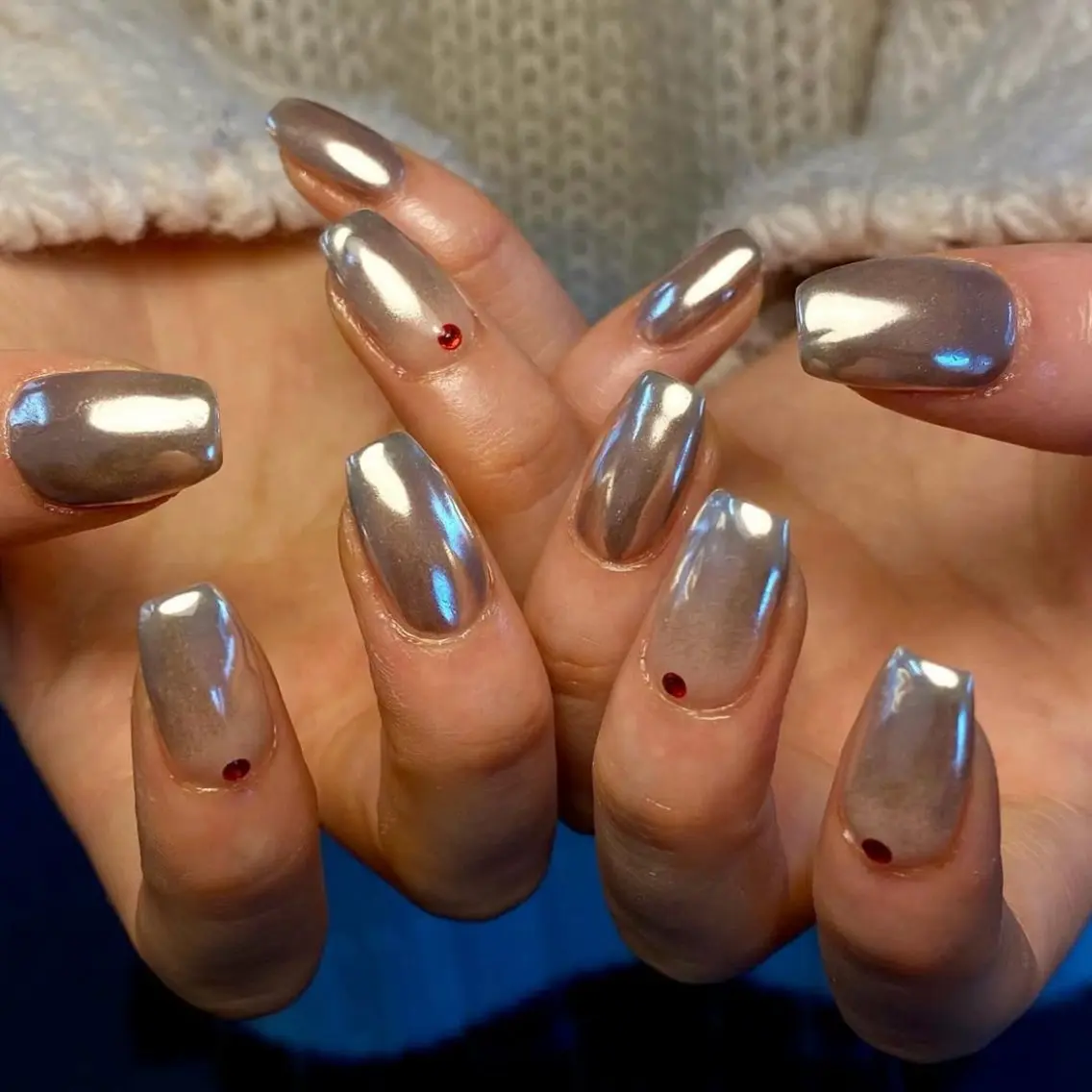 ネイル ミラーネイル ハンドネイル boigny nailのネイルデザイン