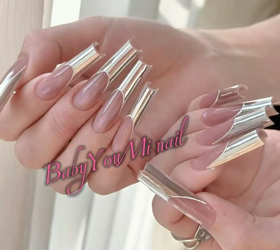 ネイル オーロラネイル 成人式 フットネイル フレンチネイル ジェルネイル ハンドネイル BabyYouMi nailのネイルデザイン
