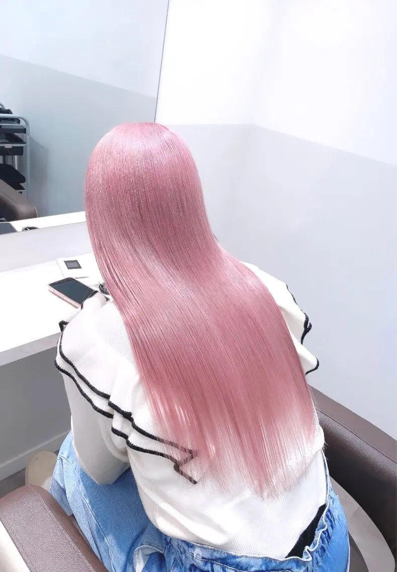ロング カラー ヘアアレンジ メンズ ブリーチの髪様 MASATOのヘアスタイル