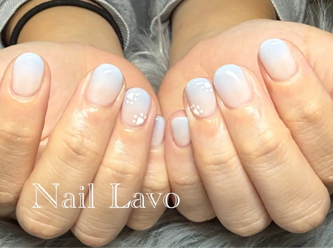 ネイル アートネイル グラデーション 韓国ネイル ワンカラーネイル スカルプネイル ハンドネイル Nail Lavoのネイルデザイン