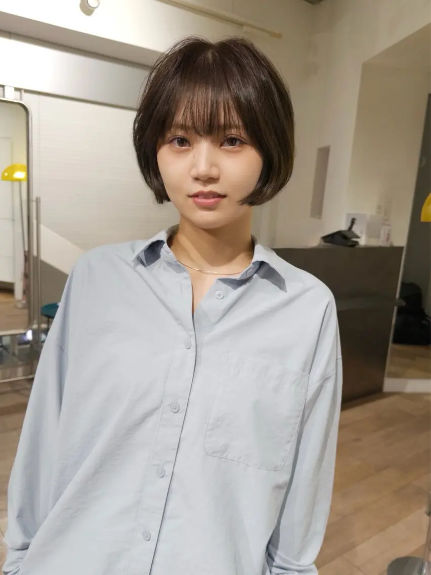 ミディアム カラー パーマ カット ヘアカラー トリートメント sota/アンニュイ /ラフさ/モノトーンのヘアスタイル