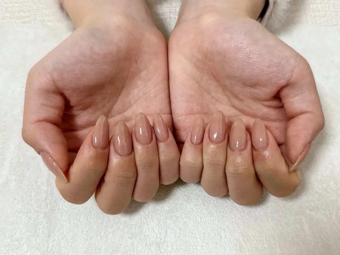 ネイル オーロラネイル 桜ネイル フラワーネイル フットネイル フレンチネイル mogunail &blowのネイルデザイン