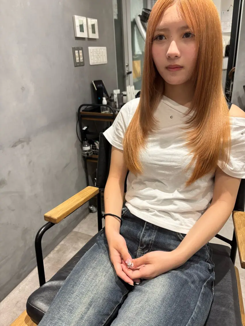 ロング 久野 竜慈のヘアスタイル