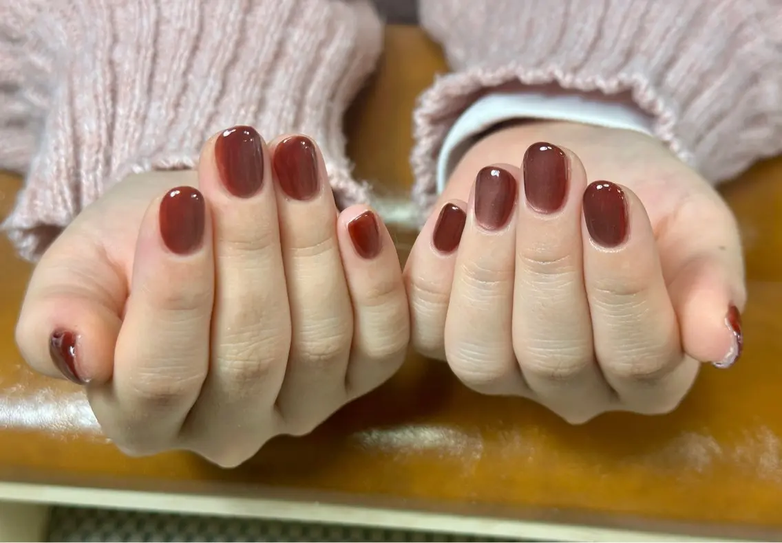 ネイル フットネイル ジェルネイル マグネットネイル 持ち込み ニュアンスネイル ハンドネイル Miri nail salonのネイルデザイン