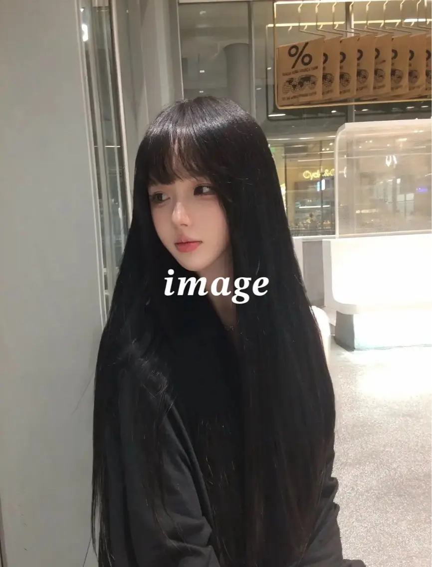 カラー 奈那☾ 韓国/ワンホンヘアのヘアスタイル