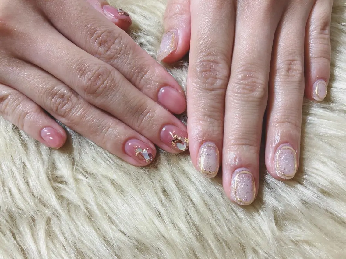ネイル ニュアンスネイル kiki nail &brow二子玉川のネイルデザイン