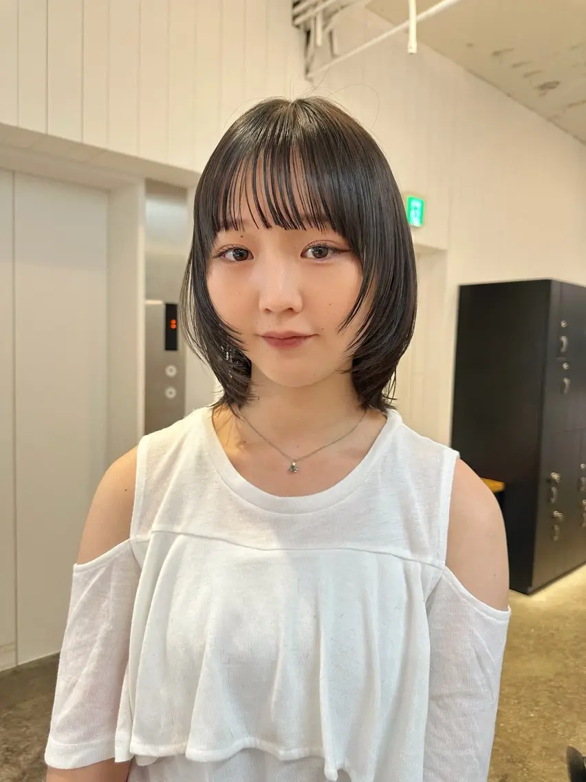 ショート カット Haruka 🎀暖色カラーのヘアスタイル