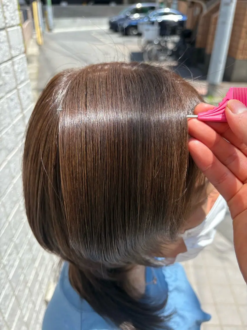 カラー カット ヘアカラー トリートメント 米本 匠のヘアスタイル