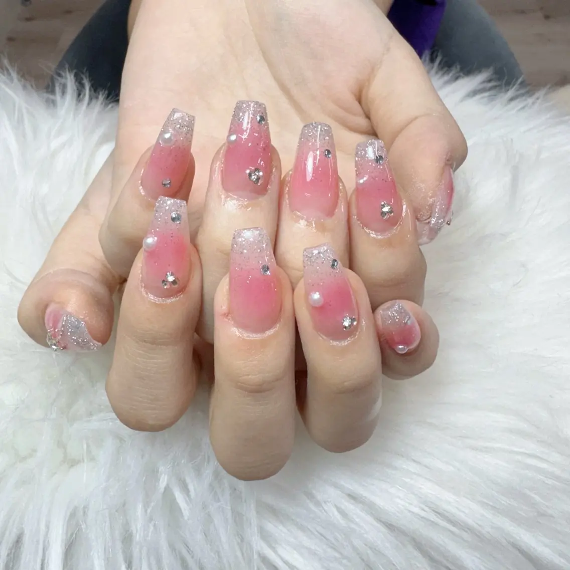 ネイル ハンドネイル 🎀nana🫧 ワンホンネイル🎀のネイルデザイン