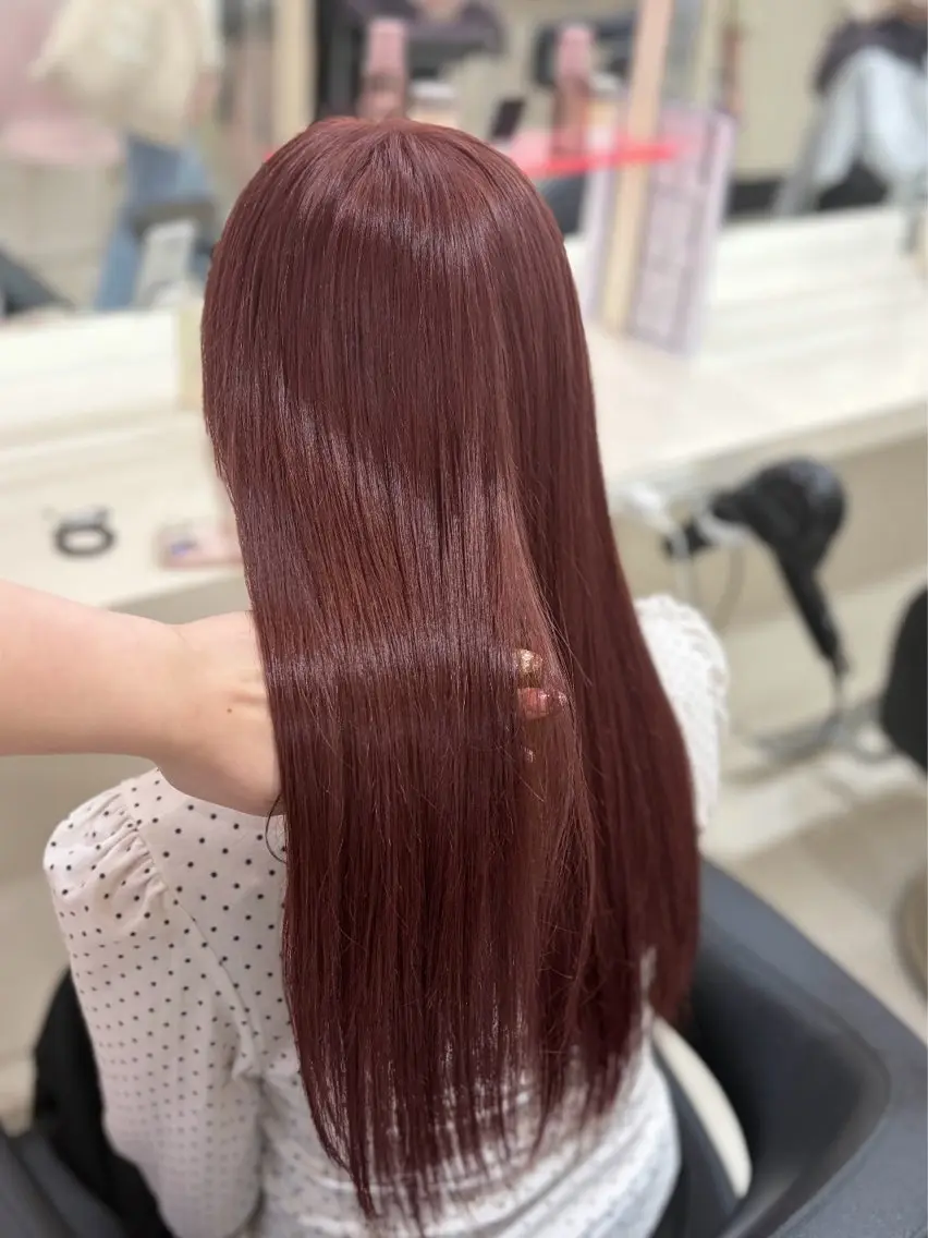 カラー ヘアカラー 暖色ガーリーヘア🎀 MEARI🩰のヘアスタイル