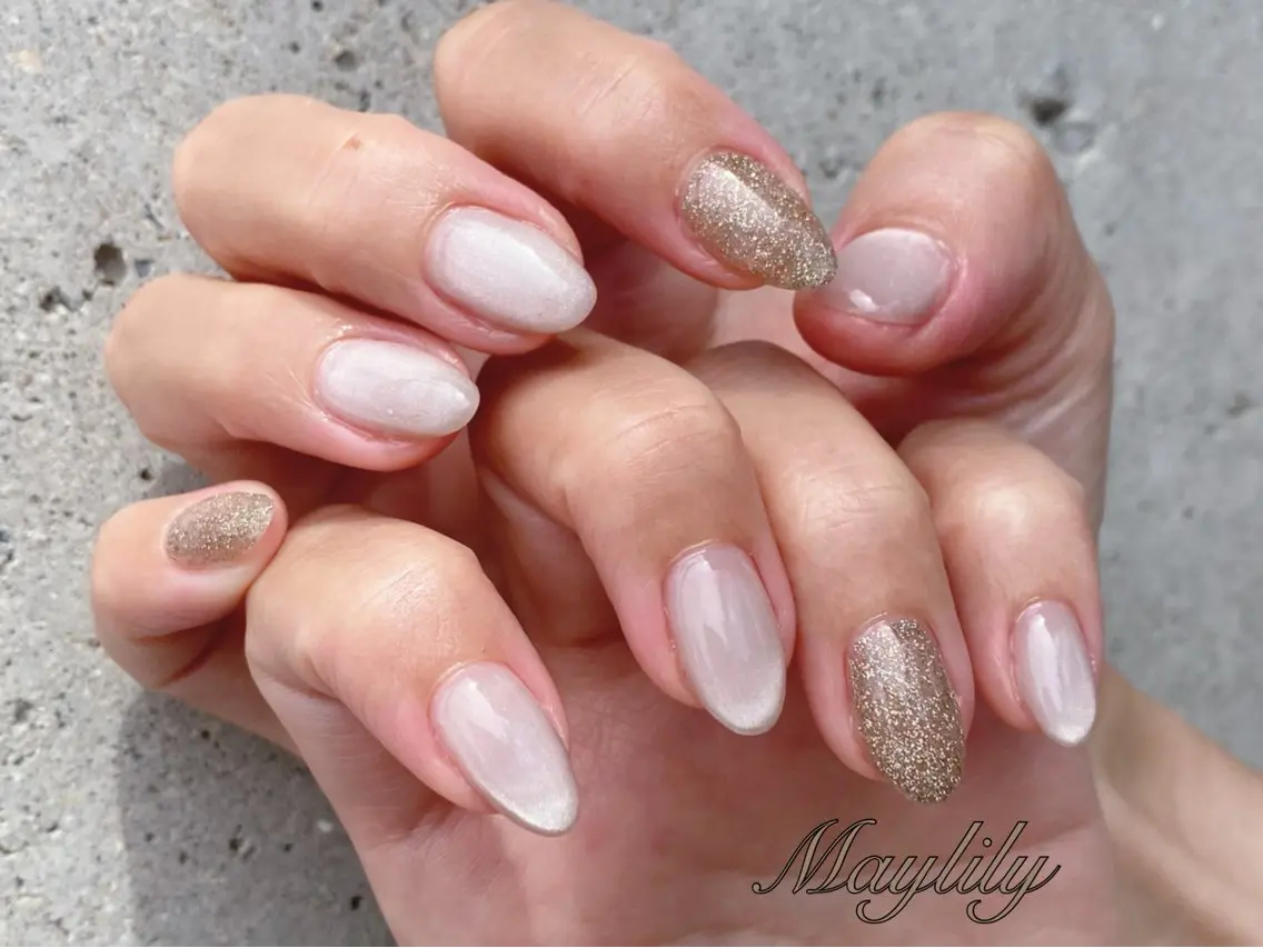 ネイル マグネットネイル ハンドネイル Nail salon Maylilyのネイルデザイン