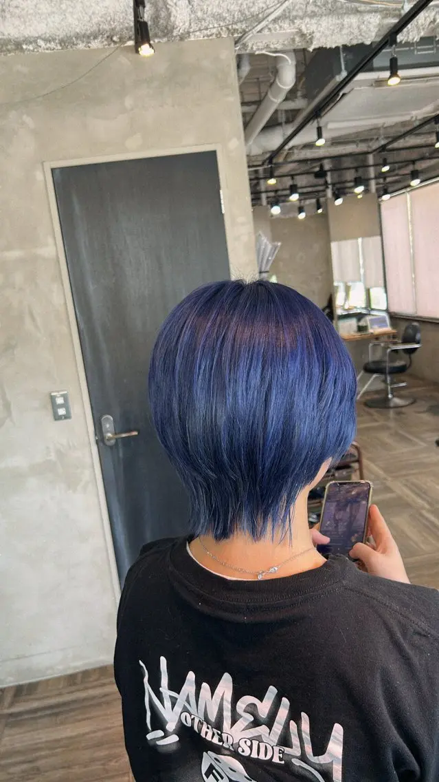 ショート ショートヘア ウルフカット 国府田 裕のヘアスタイル