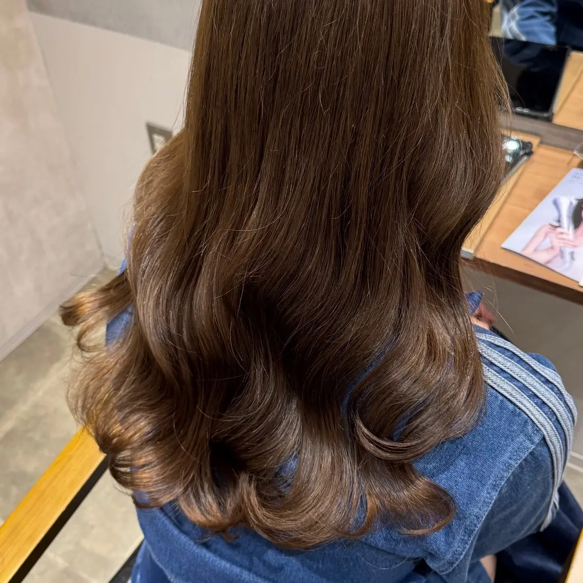 ロング カラー ブリーチ 透明感カラー ブリーチなしカラー ヘアカラー 田村 愛彩のヘアスタイル