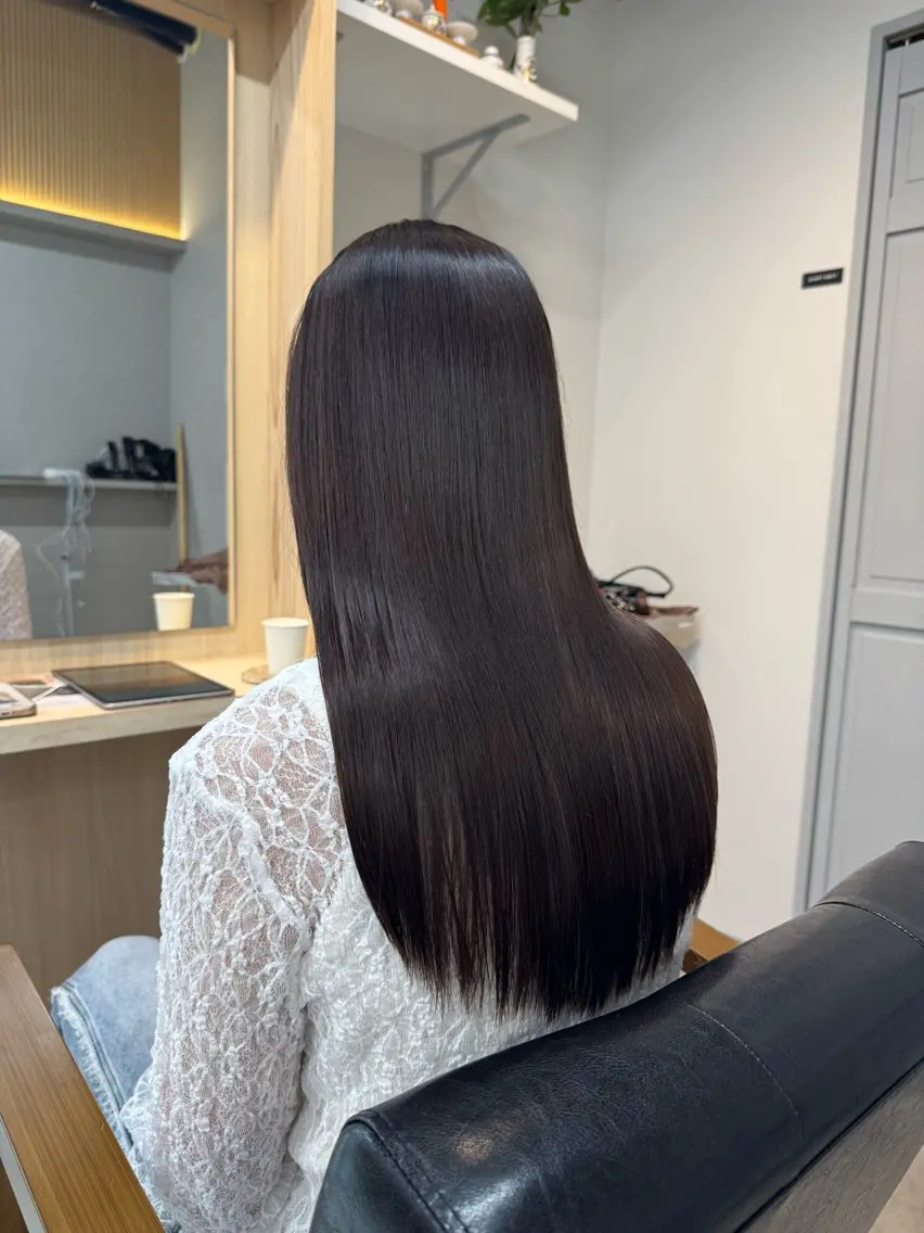 ロング 縮毛矯正 TOA/ 福岡JIL BLANのヘアスタイル