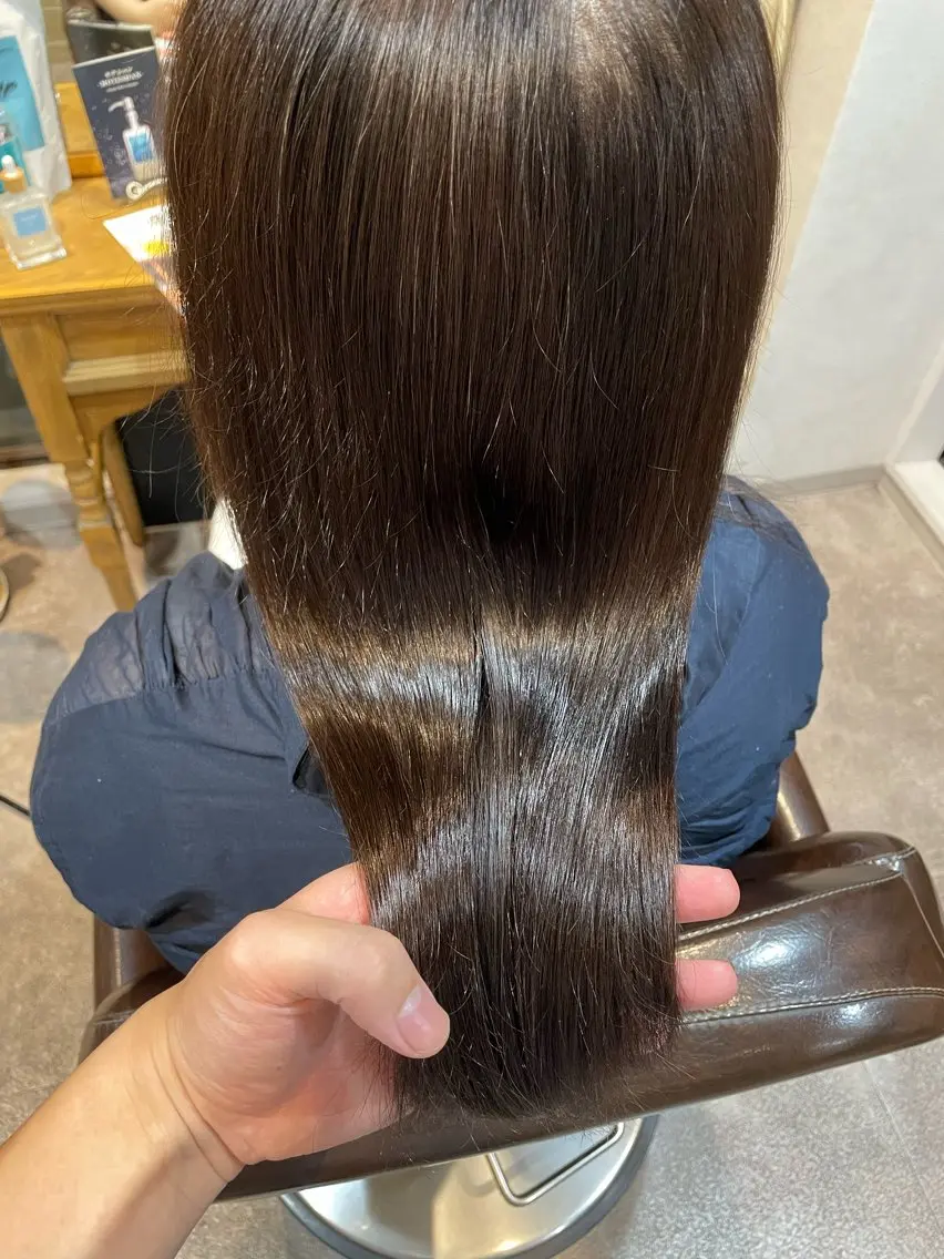 セミロング カット ヘアカラー トリートメント 美髪 透明感カラーSotaのヘアスタイル