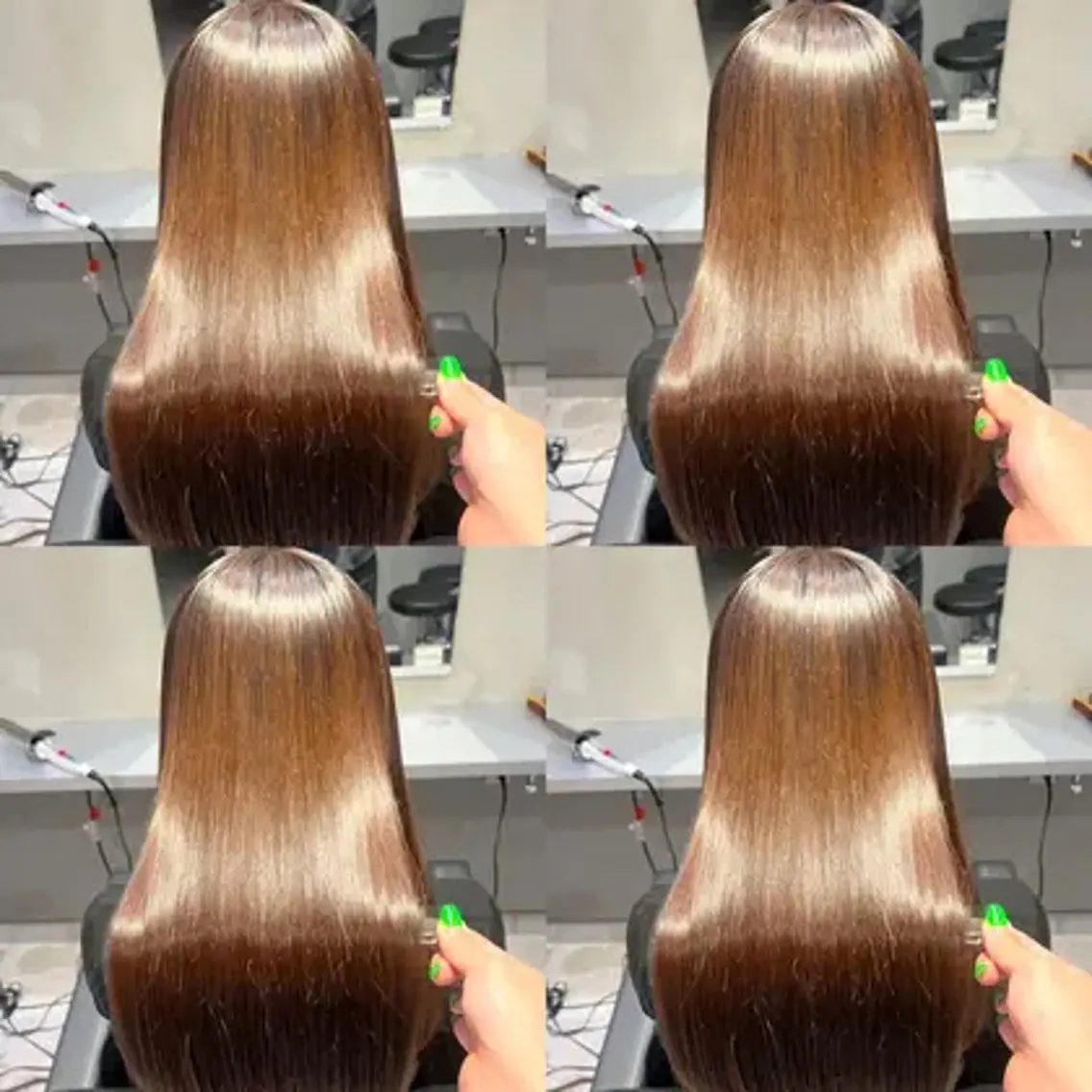 【🌸ミニモ学割🌸】ツヤツヤ縮毛矯正＋カット＋トリートメント⭐️の写真
