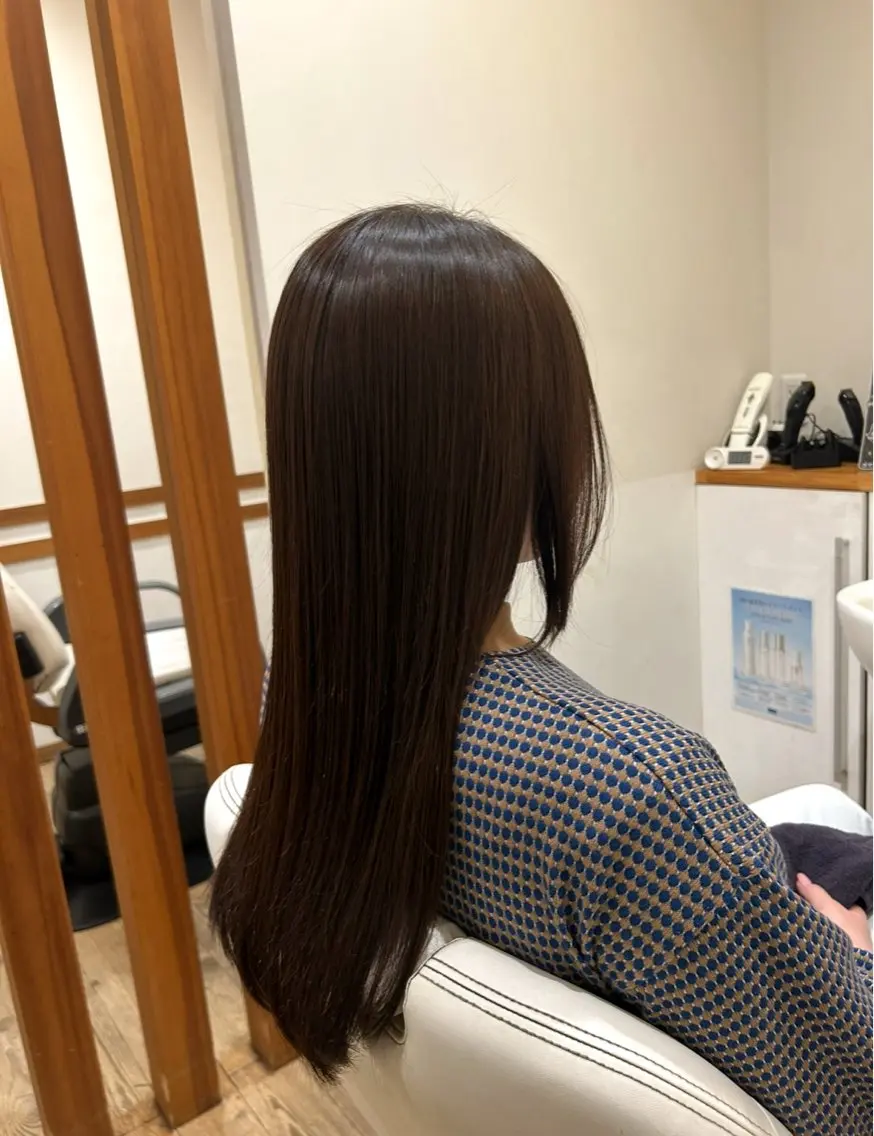 セミロング 縮毛矯正 縮毛矯正 ROSSO 川口店 キムラ  マイのヘアスタイル