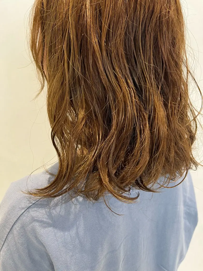 セミロング カラー オリーブカラー 🟦メンズ特化🟦 たかしま　あさひのヘアスタイル